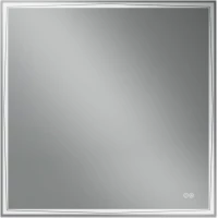 Зеркало Art&Max Firenze AM-Fir-800-800-DS-F-H 80x80 см, с LED-подсветкой, сенсорным выключателем, диммером, антизапотеванием