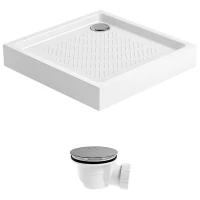 Акриловый поддон 80x80 см Lavinia Boho Rock 37073800 + 37011800