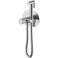 Гигиенический душ Boheme Tech 157-NB со смесителем, никель матовый