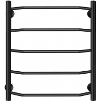 Полотенцесушитель водяной Secado Агата 1 4673739222836 600x532, черный матовый