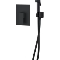 Гигиенический душ D&K Bayern.Liszt DA1515005 со смесителем, черный матовый