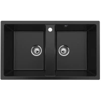 Кухонная мойка Ulgran U-708-308 86x51 см, черный