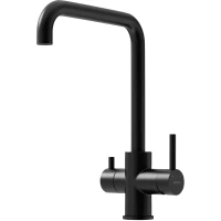 Смеситель для кухни Sancos Vela SC4013MB с подключением к фильтру, черный матовый