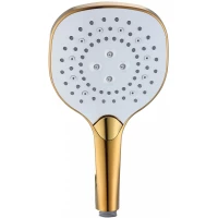 Душевая лейка Wonzon & Woghand WW-981358-DG 130 мм, 3 режима, темное золото