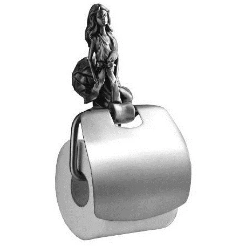 Держатель для туалетной бумаги серебро Art&Max Athena AM-0619-T