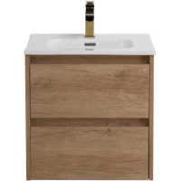 Тумба под раковину BelBagno Kraft KRAFT-500-2C-SO-RNN 50 см, подвесная, Rovere Nebrasca Nature