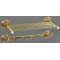Полка с крючками античное золото Art&Max Barocco Crystal AM-2032-Do-Ant-C - 1