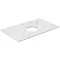 Столешница 80 см белый матовый для накладных раковин Kerama Marazzi Plaza Classic Монте Тиберио PL1.SG507120R\80 - 1