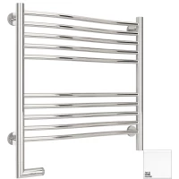 Полотенцесушитель электрический 600x600 белый глянец МЭМ левый Сунержа Флюид 2.0 12-5220-6060