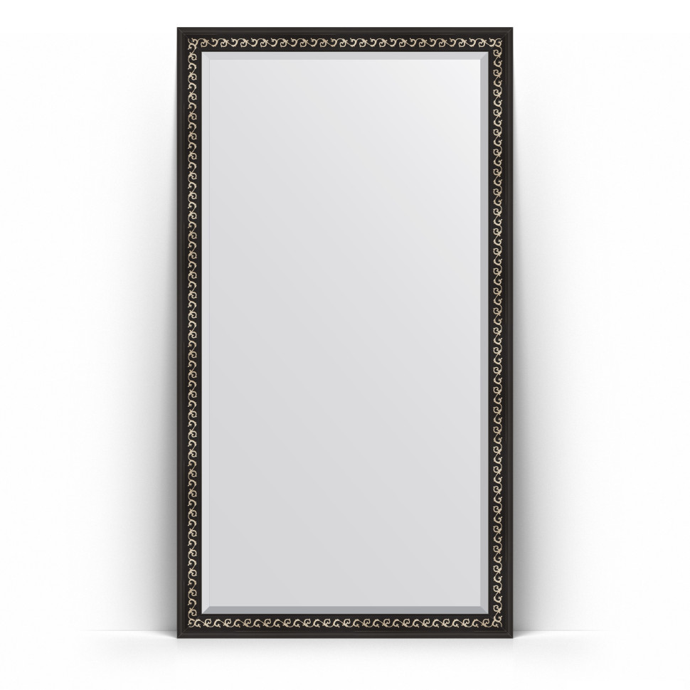 Зеркало напольное 110х199 см черный ардеко Evoform Exclusive Floor BY 6148