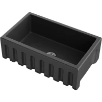 Кухонная мойка Omoikiri Natceramic Mikura 76-BL 4997075 76x46 см, черный