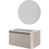 Комплект мебели Armadi Art Voi Cashmere 782-080-C + 786-080-C + 545/2 82 см, подвесной, кашемир матовый