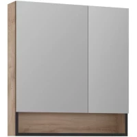 Зеркальный шкаф 73x78 см дуб L ORKA Knidos 3001001