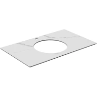 Столешница Kerama Marazzi Plaza Монте Тиберио PL5.SG50008220R\80 79,6 см, белый мрамор