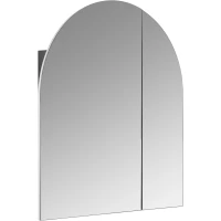 Зеркальный шкаф Акватон Санта-Барбара 1A286502CB820 80x90 см, графит