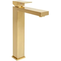 Смеситель для раковины Hansberge H2070MG золотой матовый