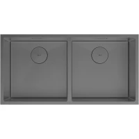 Кухонная мойка Lemark Proran 900 9936139 86,5x44 см, графит матовый