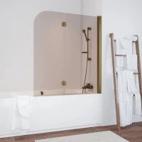 Шторка для ванны 120 см Vegas Glass E2V 120 05 05 R бронза