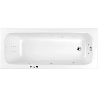 Акриловая ванна Whitecross Vibe 0105.170070.100.SMARTNANO.CR 169,5x70 см, с гидромассажем, белый