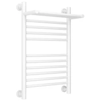 Полотенцесушитель водяной 600x400 белый глянец Сунержа Богема с полкой+ 12-0223-6040