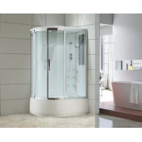 Душевая кабина 120x80x220 см Black & White Galaxy 550712R прозрачное