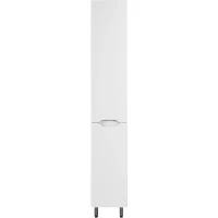 Пенал Style Line Марелла СС-00002421 напольный R, с бельевой корзиной, белый матовый