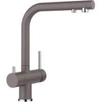 Смеситель для кухни Blanco Fontas II 526942 с подключением к фильтру, вулканический серый