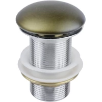 Донный клапан для раковины Bronze De Luxe 1001MQ без перелива, бронза матовая