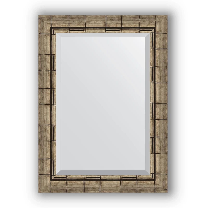 Зеркало 53x73 см серебряный бамбук Evoform Exclusive BY 1126 