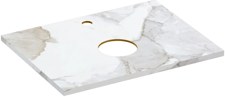 Столешница 58,5 см белый сатин Cersanit Stone A63858