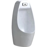 Писсуар CeramaLux Х546P подвесной, скрытый подвод воды, сенсорный, белый