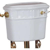 Бачок для унитаза низкий с отверстием для ручки слива Migliore Gianeta 20921 белый