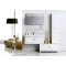 Комплект мебели белый глянец 100 см Aqwella 5 Stars Infinity inf.01.10/001 + Inf.10.04.D + Inf.02.10 - 1