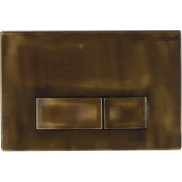 Кнопка смыва Creavit Ore GP300700 для инсталляции, бронза