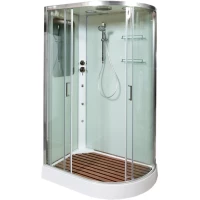 Душевая кабина 120x80x220 см Deto A102LGM прозрачное