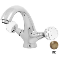 Смеситель для раковины с донным клапаном Rav Slezak BRILLIANCE129.5SM