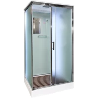 Душевая кабина 110x90x220 см Deto D119SLED матовое