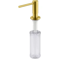 Дозатор для жидкого мыла Timo Saona 13139/20 250 мл, встраиваемый, для кухни, темное золото матовый