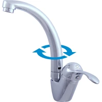 Смеситель для раковины без донного клапана Rav Slezak Labe L006.5/2