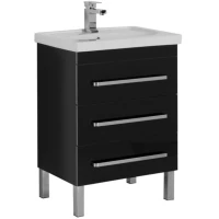 Тумба черный 57,5 см Aquanet Сиена 00186367