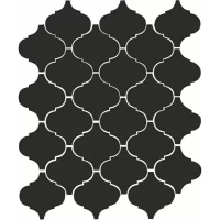 Плитка Kerama Marazzi Арабески Глянцевый черная  30х26 65001