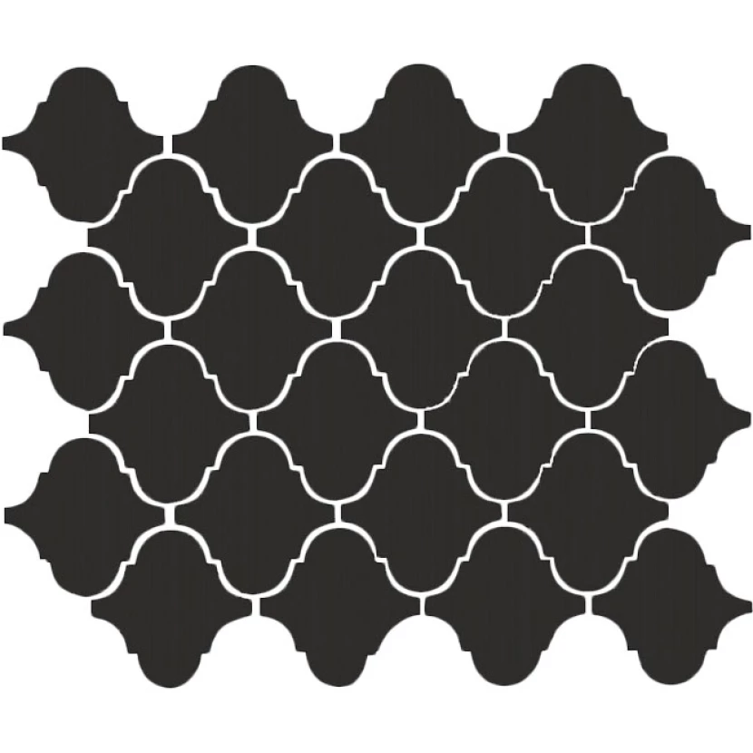 Мозаика Kerama Marazzi Арабески Глянцевый черная 65001