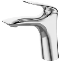 Смеситель для раковины Cezares Metauro METAURO-LS-01-W0 без донного клапана, хром