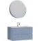 Комплект мебели ORKA Moonlight 5001501 + 3001335 91 см, подвесной, голубой матовый Комплект мебели ORKA Moonlight 5001501 + 3001335 91 см, подвесной, голубой матовый - 2