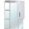 Зеркальный шкаф 75x100 см белый глянец R Bellezza Лагуна 4612112001019 - 1