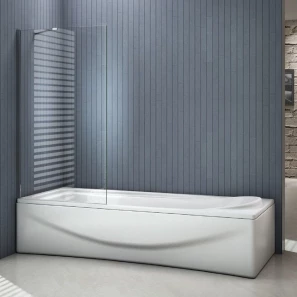 Изображение товара шторка для ванны 90 см good door screen bs-90-c-ch прозрачное