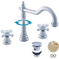 Смеситель для раковины с донным клапаном Rav Slezak Morava Retro MK132.5Z