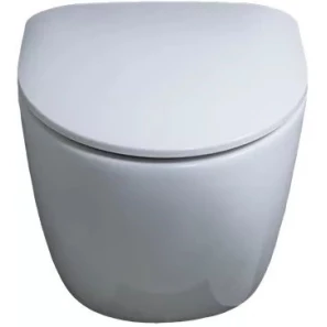 Изображение товара унитаз подвесной gid tr2193 безободковый, с сиденьем микролифт, белый
