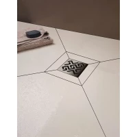 Душевой трап Berges Zentrum Antik 090364 99x99/50 мм, с решеткой, перфорированный, матовый хром