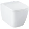 Унитаз подвесной Grohe Clova Ceramic 39908000 безободковый, с сиденьем микролифт, альпийский белый - 1